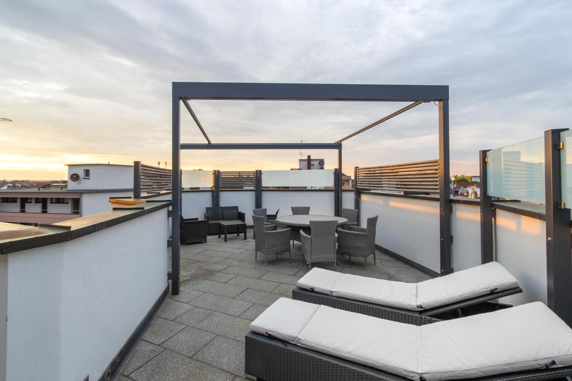 Penthouse-Maisonette - City Center, Highspeed Internet, Garage Worms Eksteriør billede
